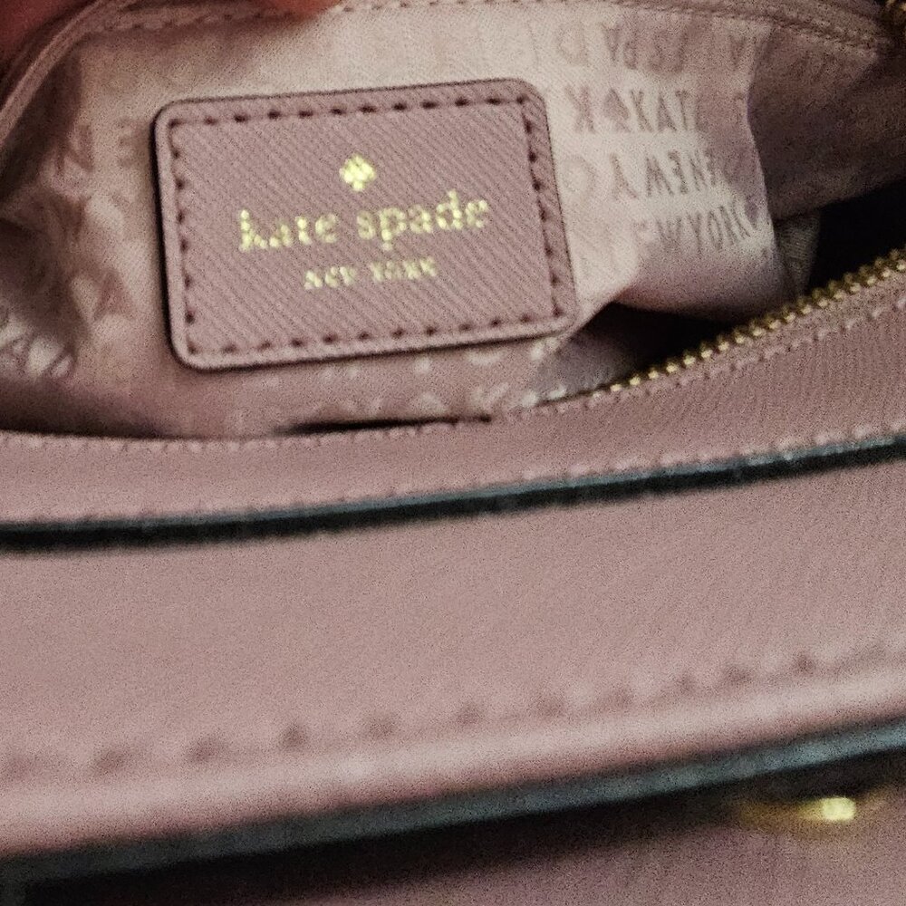 Kate Spade Satchel Bag in Mauve! EUC! - Picture 6 of 9